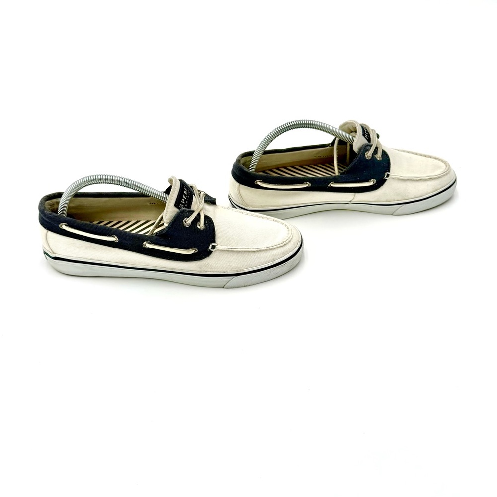 Sperry Gray and White Boat Shoes with‎ Non-Slip Soles